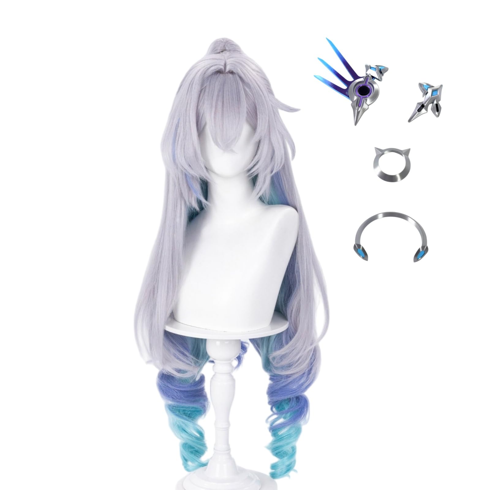 Amazon.co.jp: Plazhen 崩壊：スターレイル コスプレ小物 銀狼 LV.999